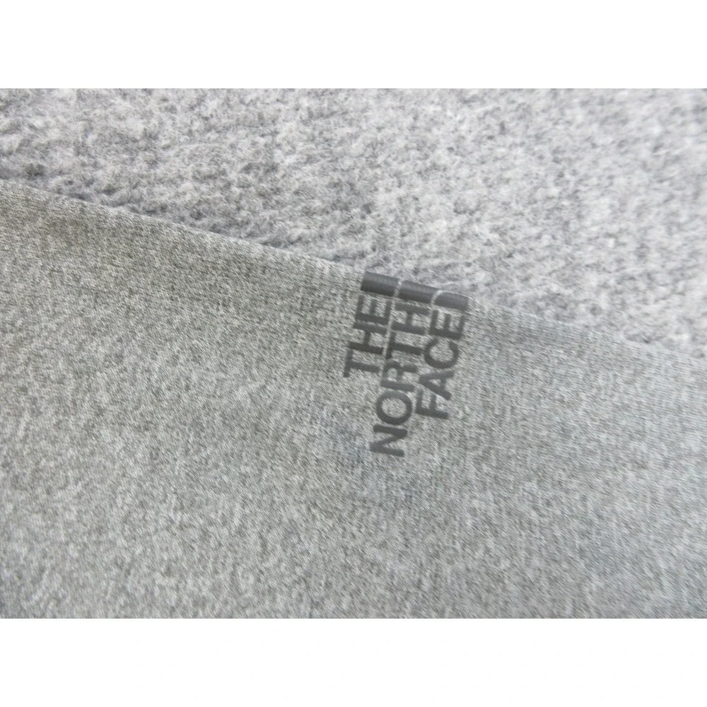 The North Face Jacket Mens XL Gray Full Zip Fleece American Logo‎ Stretch